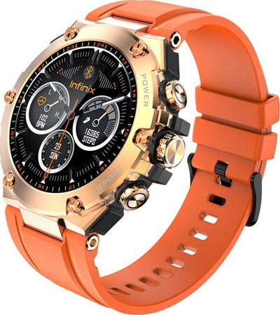 Ore inteligjente Infinix XWatch 3GT, 1.53", Bluetooth, IP68, ngjyrë gold