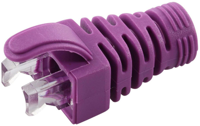 Kapak mbrojtës për kabllo rrjeti Microconnect CONB65V, Cat5e Cat6 Cat6A, 6.5 mm, vjollcë, 100 copë