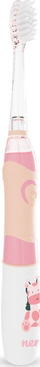 Furçë dhëmbësh elektrike për fëmijë Neno Fratelli Pink, LED, timer 2 min, rozë