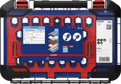 Set sharrash rrethore Bosch Expert Tough Material, 14 pjesë, për tulla, hekur e dru