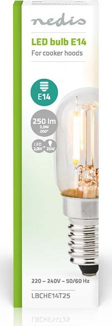 Llambë LED Nedis T25, E14, 2W 250 lm, e bardhë e ngrohtë