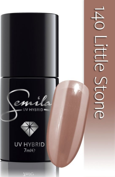 Llak gjeli hibrid Semilac 140 Little Stone, 7ml, i hirtë i lehtë