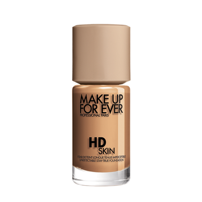 Fondatinë Make Up For Ever HD Skin, mbulim i mesëm, efekt natyral, bezhë