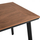 Tavolinë alumini me polywood 80×80×72 cm (HM5563.02), gri
