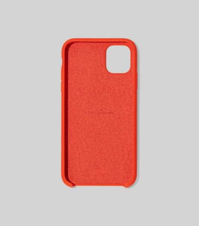 Mbulesë telefoni Marc Jacobs The Silicone, për iPhone 11 Pro, silikon, e kuqe