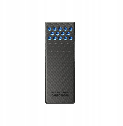 Karikues portativ Nitecore CARBO10000 Gen2, 10000mAh, 30W, blu e çelët