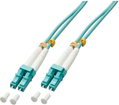 Kabllo fiber optike Lindy LC/LC OM3 46375, 15m, e kaltër