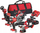Set veglash pa kabllo Milwaukee M18 FPP6E3-502B, 18V, 2x 5Ah Li-Ion, e kuqe me të zezë