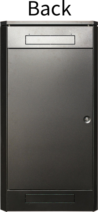 Kabinet rrjeti Lanview RDL22U61BL, 22U, free standing, i zi