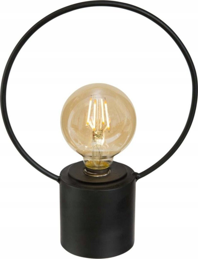 Llambë tavoline LED Blush Living, 26.5cm, e zezë