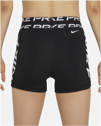 Shortse sportive Nike Pro Dri FIT për femra, elastike, të zeza