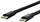 Kabllo USB Mobilis 001389, USB C në USB C, 1m, 100W, e zezë