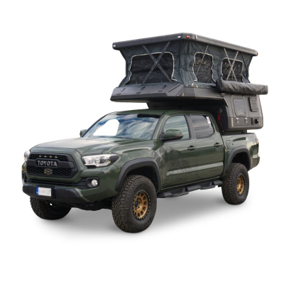 Kabinë kampingu për pick up Offlander Atakama S, me kuzhinë brenda, panel diellor, e zezë