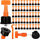 Set niveli për pllaka Tile Leveling System, 50 klipsa, 1 çelës, i kuq