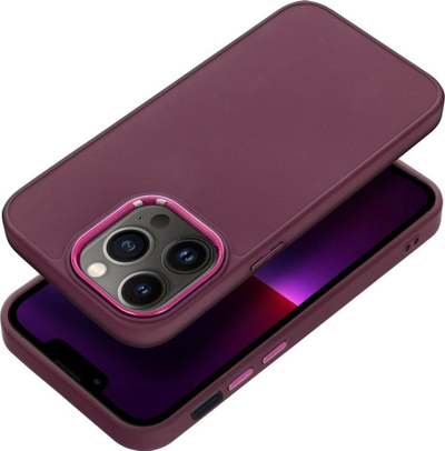 Mbulesë telefoni Tok Frame për iPhone 13 Pro, TPU, me mbrojtje për kamerën, vjollcë