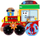 Lodër edukative Barbo Toys Train, panel aktiviteti druri, për fëmijë 3+