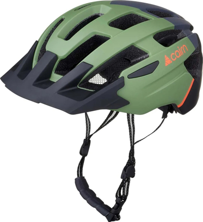 Helmë çiklizmi Cairn Prism XTR II Mat, MTB, madhësia L 58-61 cm, jeshile me e zezë