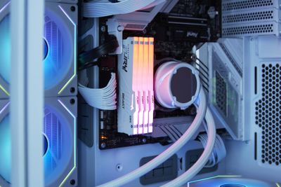 Меморија РАМ Кингстон ФЈУРИ Бист, 32GB DDR5, 6000MT/s, РГБ, бела