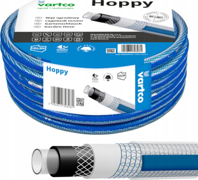 Zorrë kopshti Vartco Hoppy, 3/4", 30m, jeshile