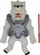 Lodër figurë EPEE Monster Flex Space Wolf, gome që zgjatet, me shpatë, e bardhë