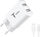 Karikues muri T-Phox Pocket Series TCC-224, 2xUSB, 12W, i bardhë