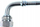 Fiting 90° hidraulik DKJ AN10 HY-DR-003, 7/8" UFN, metalik