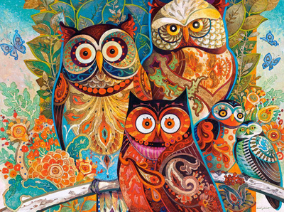 Puzzle Castroland Owls, 2000 copë