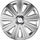 Капаци за тркала Versaco Aviator Carbon 10449, 15\", сет, сиви