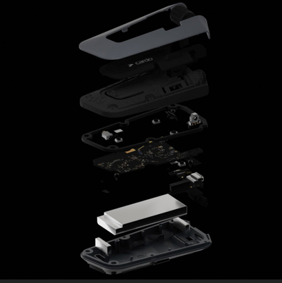 Sistem muhabeti për motor Cardo Packtalk Edge Twin Set, DMC, Bluetooth