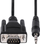 Kabllo serial StarTech.com DB9 mashkull në 3.5mm, 1m, RS232, e zezë