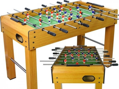 Tavolinë futbolli Leantoys Table Football, 124 cm, për fëmijë dhe të rritur, shumëngjyrëshe