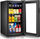 Frigorifer pije Heinrich´s HEINRICHS, 74L, derë xhami, i zi