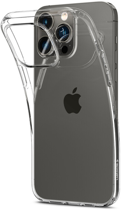 Mbrojtëse Spigen Liquid Crystal për Apple iPhone 14 Pro Max, transparente