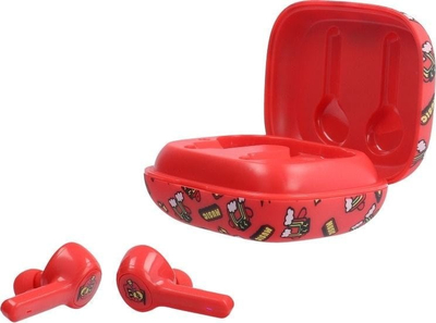 Kufje pa kabllo Monster Jellie Steven YLFS-06BT, Bluetooth 5.0, TWS, të kuqe
