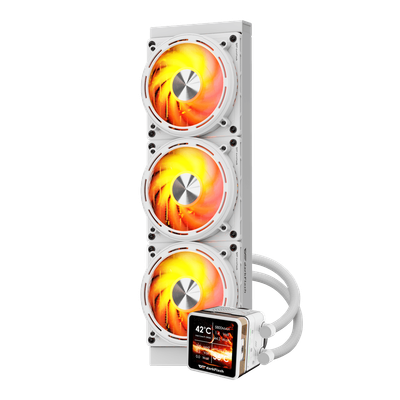 Ftohës Darkflash DE360 AIO Liquid Cooler, 360mm, i bardhë