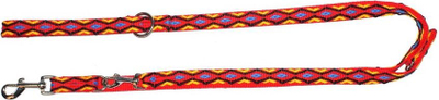 Lesë për qen Dingo Winnetou Adjustable, 2cm, 120-220cm, e kuqe