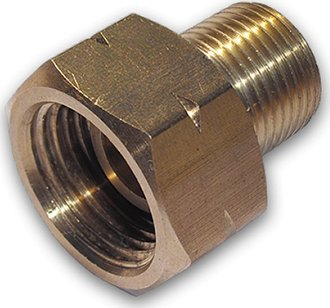 Reduktor bronzi Bradas FI 21.8mm MI 3/8, dy pjesësh
