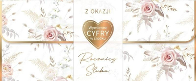 Kartolinë urimi EDUKAMP Anniversary Card, me numra që i ndërron si të duash