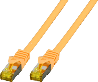 Мрежен кабел EFB-Elektronik RJ45 Cat.6A S/FTP, 1.5m, LSZH, жолт