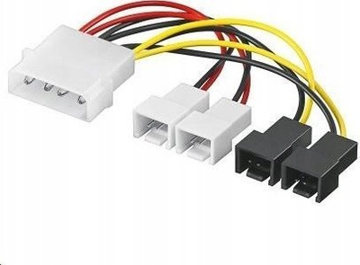 Kabllo furnizimi për ventilator Premium Cord, 5.25", 3-pin, 5V 12V