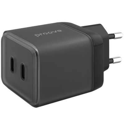 Karikues muri Proove Pure GaN Max, 67W, 2×Type-C, i zi