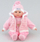 Kukull bebush Baby Doll 417663, me tinguj në polonisht, 35cm, rozë
