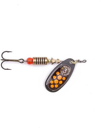Karrem artificial Mepps Black Fury, 4/8g, i zi / portokalli