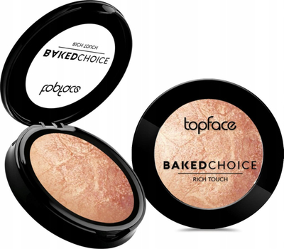 Iluminues Topface Baked Choice Rich Touch 104, kompakt, 6g, ngjyrë floriri