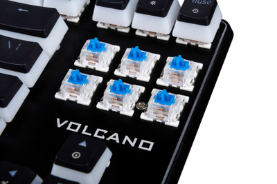 Tastierë mekanike Modecom Volcano Lanparty, TKL, RGB, me kabllo, e zezë