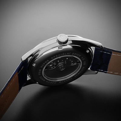 Orë dore për meshkuj Prim Repre Automatic W01C.13170.C, e zezë/e kaltër