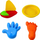 Set lodrash rëre me karrocë Sand Toys, 8 pjesë, blu
