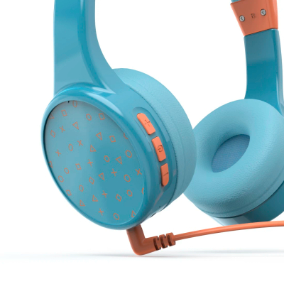 Kufje për fëmijë Hama "Teens Guard II", Bluetooth, të kaltra/ portokallta