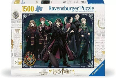 Puzzle Ravensburger Slytherin Harry Potter, 1500 copa, shumëngjyrësh