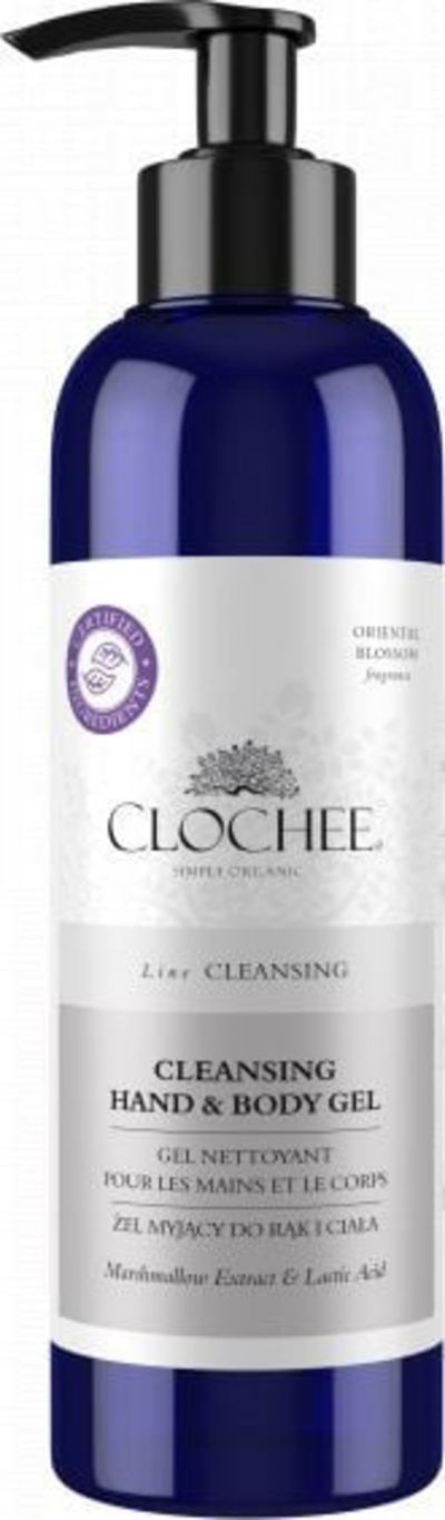 Xhel larës për duar edhe trup Clochee Cleansing Hand and Body Gel, Oriental Blossom, 250ml